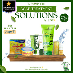 Golden Star Acne Treatment Solution Kit