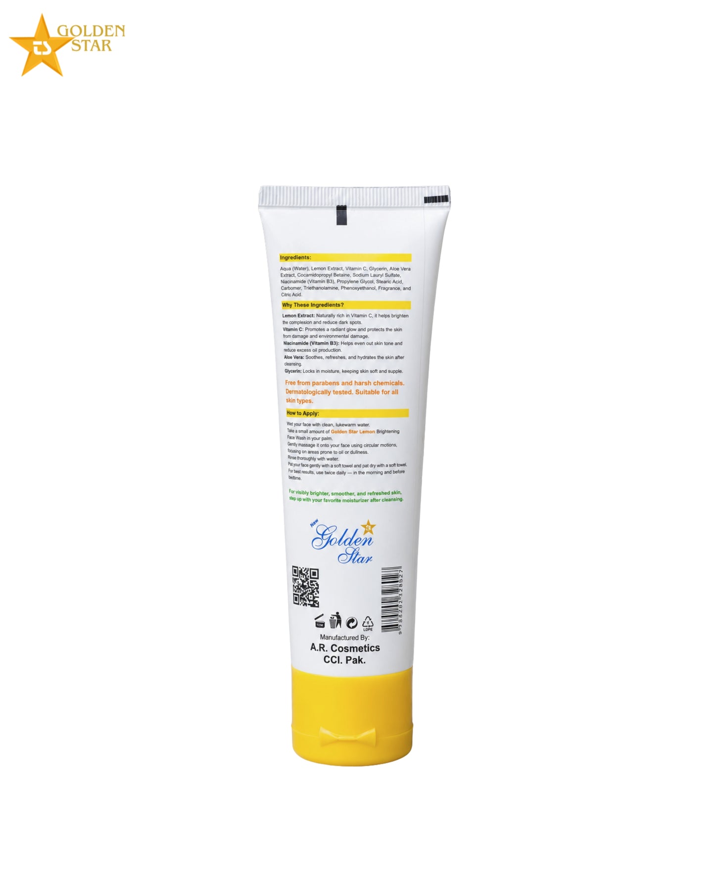 Golden Star Lemon Face Wash
