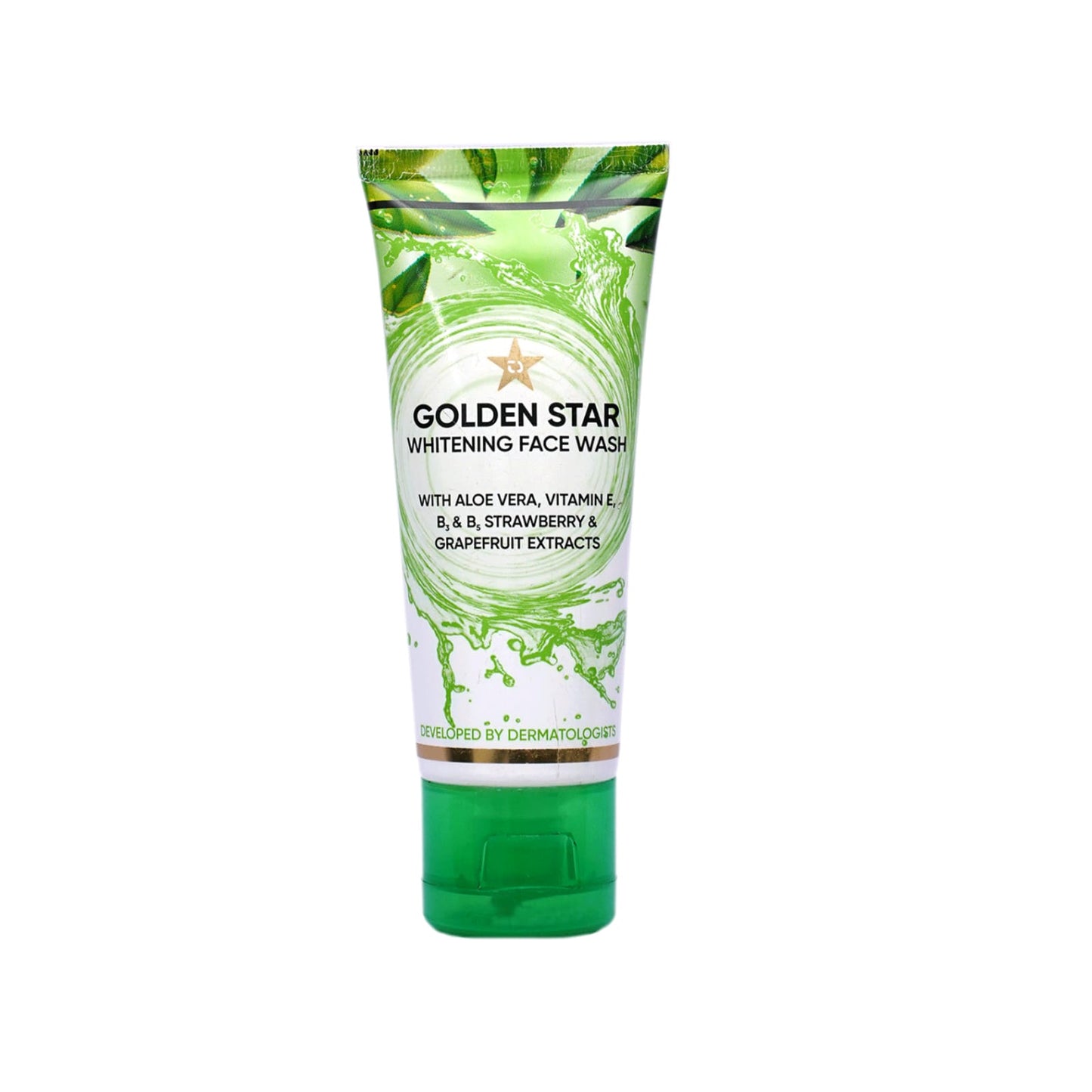 Golden Star Whitening Face Wash (Green)