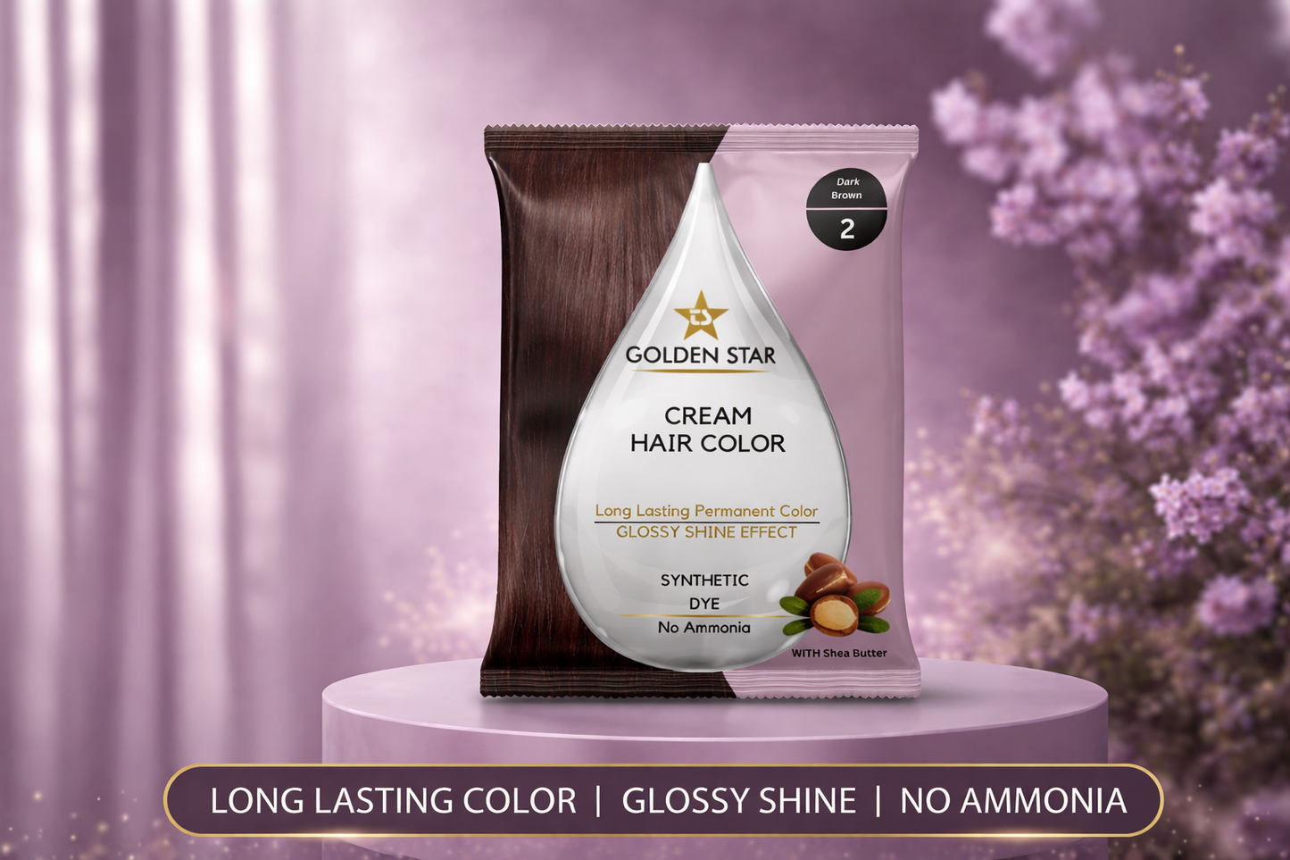 Golden Star Hair Color Dark Brown